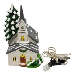 Department Dept 56 Snowhouse Series Countryside Church 1984 Lighted Village